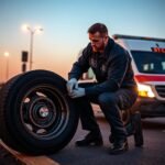 Mobile Tyre Repair 24 Hour Service Dubai Sharjah