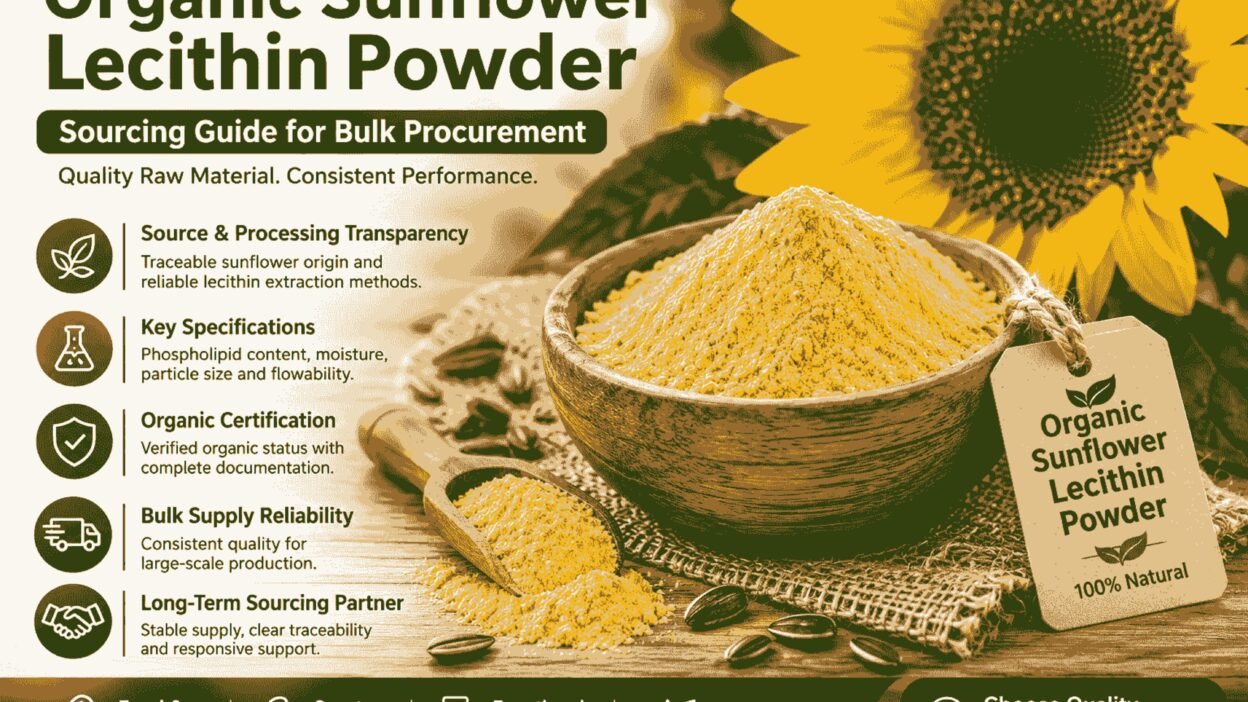 Organic Sunflower Lecithin Powder