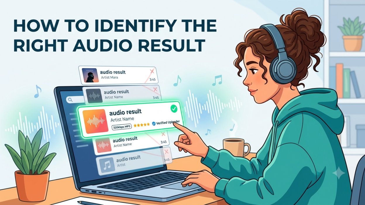 MP3Juice Users Can Identify the Right Audio Result
