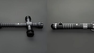 black lightsaber