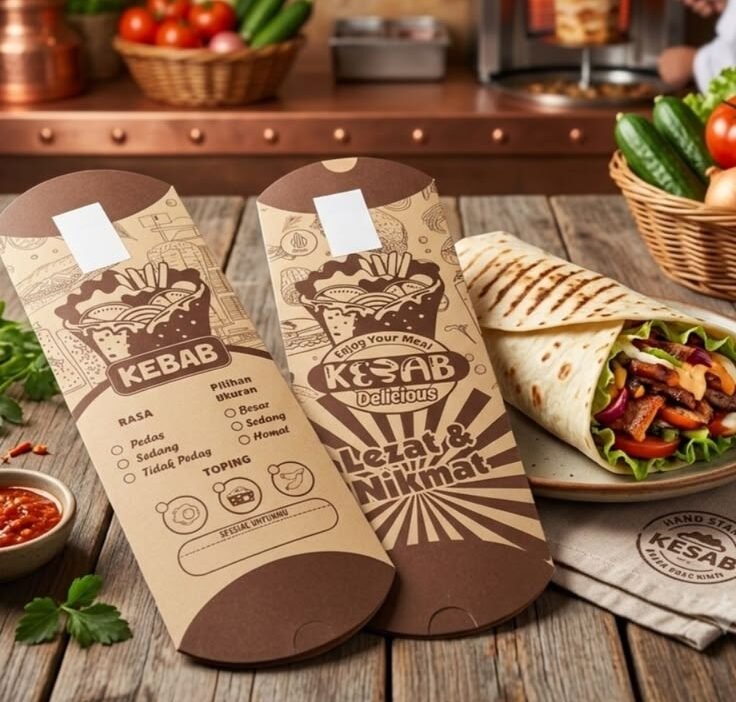 Custom Printed Shawarma Boxes