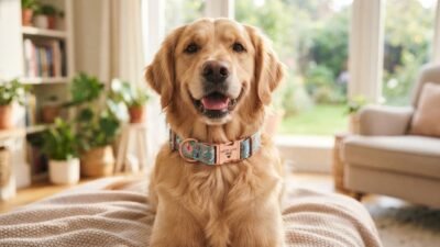 dog collar and leash set