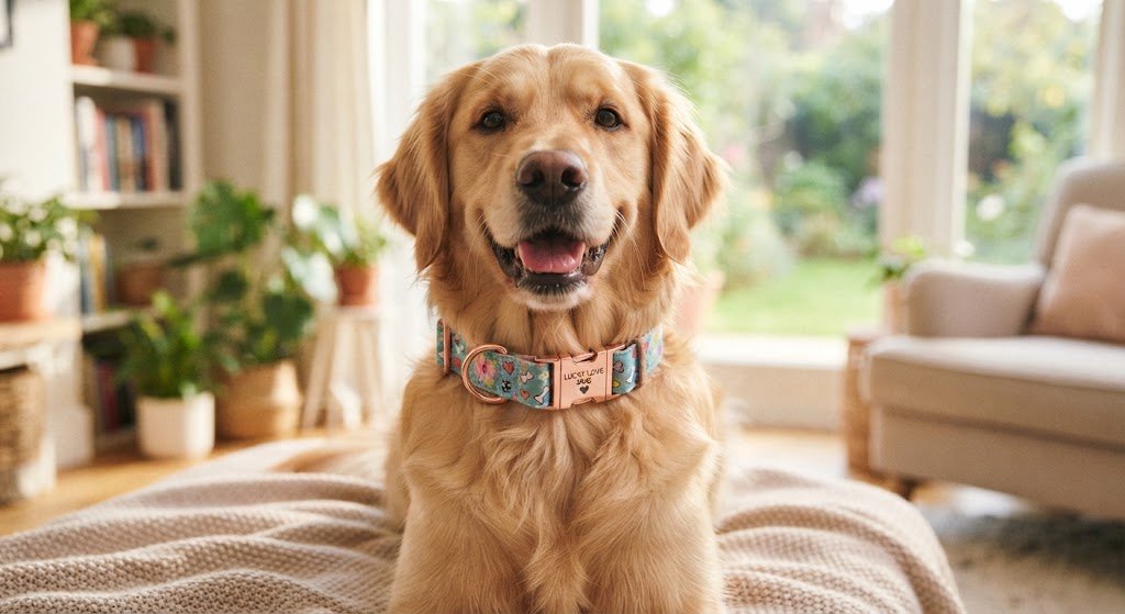 dog collar and leash set