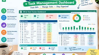 Bill Tracker and Task Dashboard