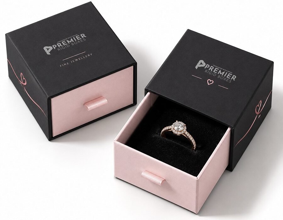 Custom ring packaging box