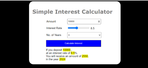 interest calculator