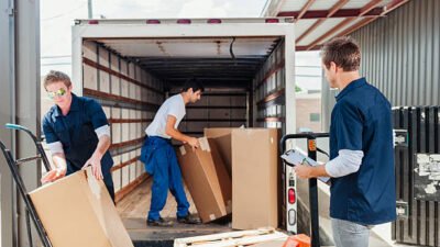 truck unloading